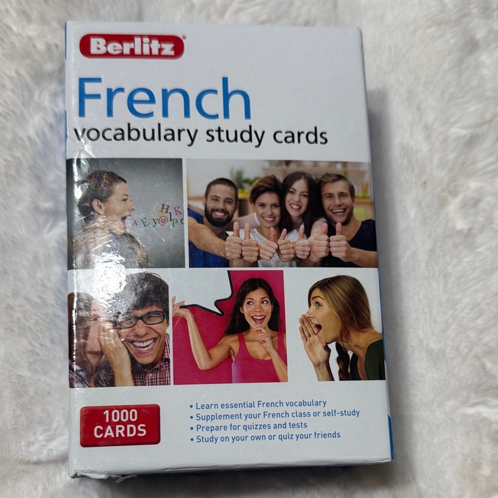 Berlitz French Vocabulary Study Cards